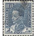 IRAQ, King Ghazi, blue 1934, 2Fils