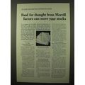1968 Merrill Lynch Ad - Food For Thought