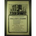 1924 Great Western Railway Ad - Kenilworth Cast...