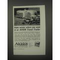 1963 Avion Travel Trailer Ad - Enjoy winter where you wish