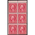 583b, Mint NH 2¢ VF Booklet Pane of Six Stamps ...