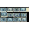 619, Mint NH 5c WHOLESALE LOT OF 13 STAMPS - Ca...