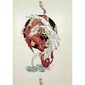 Dragons Fight On Lake, Red Dragon Falls Dead, B...