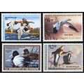 RW54-57, Mint VF NH Set of 4 Duck Stamps Face V...