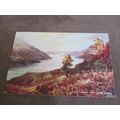 1930s Valentines Postcard - Loch Lomond above T...