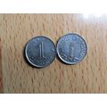 France Republic 1968 1 Centime Coin