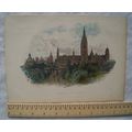 Vintage: coloured engraving - Parliament House,...