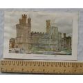 Vintage illustration: Caerbarvon Castle / Traet...