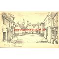 Friday Street, Painswick, Gloucs, Pencil Sketch...