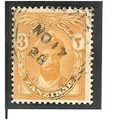 Zanzibar KGV 1926 3c Yellow Orange Used SG 300 ...