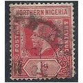 Northern Nigeria 1912 SG41 1d Red Fine Used . ..
