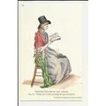 Wales CAMBRIAN COSTUMES Gwent Girl Art Postcard...