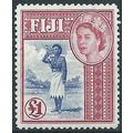 Fiji 1954 SG295 £1 Ultramarine & Carmine Mounte...