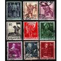 SCHWEIZ SWITZERLAND [1941] MiNr 0377-85 ( O/used )