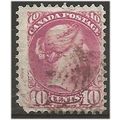 Canada 1890 SG109 10c Salmon-Pink (PCP) Good+/F...