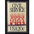 Used 2053 20c Civil Service Fine W4564