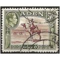 Aden 1939 SG26 5 Rupees Red-Brown & Olive-Green...