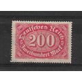 Germany.SG231 200m Red on Buff.Mounted Mint.Nov21
