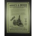 1913 OshKosh Concrete Mixer Ad - Here's a Mixer