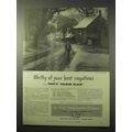 1950 Du Pont Velour Black Photographic Paper Ad