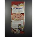 1950 Baker's Coconut Ad - Pennywise Party Ideas