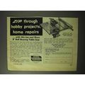 1950 Duro H3012 8" Ball Bearing Table Saw Tool Ad