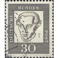 GERMANY, Immanuel Kant, 1724-1804, grey 1961, 3...