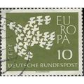 GERMANY, Europa, CEPT, Carrier Pigeon, olive 19...