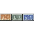 British Guiana 1937 Coronation set 3v SG305-307 MM