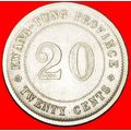 KWANGTUNG: CHINA ★ 20 CENTS 10 YEAR (1921)! UNC...