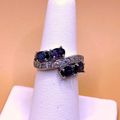 Ring Inlaid Purple CZ #763
