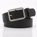 Stylish women's with belt shiny PU alloy buckle...