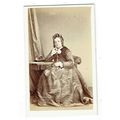 Victorian cdv photo elderly lady seated Eastbou...