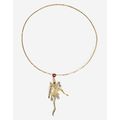 VALENTINO GARAVANI x LE BLANC Gold Plated Embel...