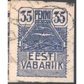 Estonia 1919 - SG9 - 35p blue "Seagull" imperf ...