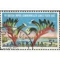 AUSTRALIA, Kangaroo Paw Commonwealth Games Perth, blue 1962, 5d, #7