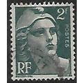Mi 685: 2 Fr. deep green Definitive Stamp: Mari...
