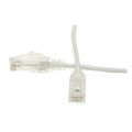 Pack of 2] Cat6 White Slim Ethernet Patch Cable...