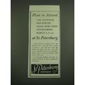 1939 St. Petersburg Florida Ad - Plan to attend the national tournament