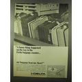 1966 Delta Airlines Ad - On The Way to Baggage Counter