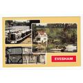 Multiview of Evesham Worcestershire Postcard 1023