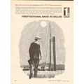 FIRST NATIONAL BANK DALLAS 1962 oil gas produce...