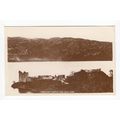 Castle Urquhart and Loch Ness Postcard 1932 RP ...