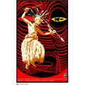 Political OSPAAAL POSTER.Tribal Congo war dance...