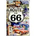 Historic Route 66 With Multi Pictures Playing C...