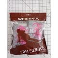 WEIERYA Ski Socks 2 Pairs PINK/Gray Medium for ...