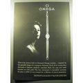 1960 Omega Watch Ad - This is the newest look in diamond Omega watches