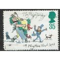 1993 Christmas A Christmas Carol 35p Multicolou...
