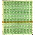 804, MNH 1¢ Double Paper And Tape Splice Error ...