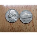 1961d USA 5 Cents Jefferson Nickel Coin